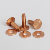 Заклепки медные с потайной головкой 6 мм М2 ГОСТ 10300-80