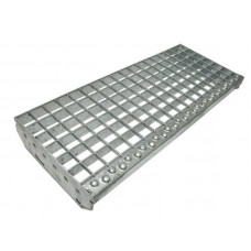 Сварные оцинкованные ступени из решетчатого настила 1.4571 1000x240x30 мм DIN 24531-1