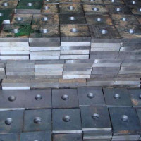 Стальные анкерные плиты 20x80x16 мм М20 ГОСТ 24379.1-80