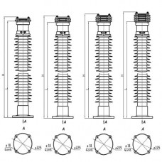 Шинные опоры ШО 110x2.25x128 мм ШО 110 Б Т1 ГОСТ Р 52082-2003