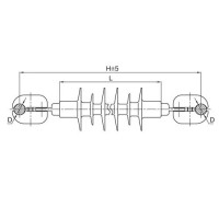 Распорки межфазные изолирующие типа РМИ на напряжение 10-35 кВ конструкция 1 1055x855 мм РМИ 16-35-1055-Р1-4