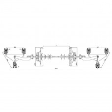 Распорки межфазные изолирующие типа РМИД на напряжение 330-500 кВ конструкция 2 10000 мм РМИД 60-500-H-3