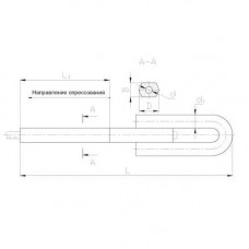 Натяжные прессуемые зажимы типа НС 178.125x3.45 мм НС-140-3