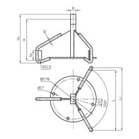 Коромысла лучевые типа КУ 26.2x600 мм 3КУ-60-1