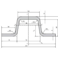 Вагонная стойка (стальная) 250x9 мм 09Г2СД ГОСТ 5267.6-90