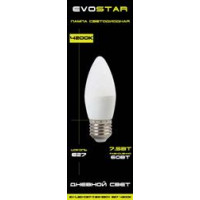 Лампа  Evostar EV-LED-C37-7.5W-220V E27 4200K