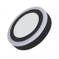 Светильник накладной двухцветный круг DLP 16Вт (12+4Вт)