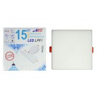 Светильник встраиваемый LPFS 15вт квадратный