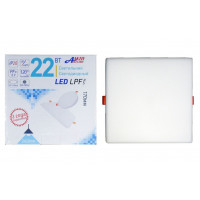 Светильник встраиваемый LPFS 22вт квадратный