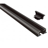 Шинопровод для трекового светильника черный 1 метр