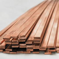 Бронзовая полоса 8х300х1500 мм БрАМц9-2