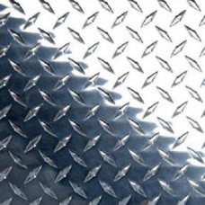 Лист нержавеющий рифленый 0.5 мм 08Х18Н10