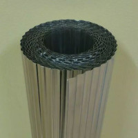 Гофрированная алюминиевая фольга 0.007х100 мм А5 ГОСТ 618-2014