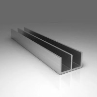 Алюминиевый Ш-профиль 8x6.6 мм А6 ГОСТ 8617-81