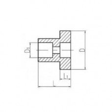 Бронзовый ниппель 10x100 мм 556-01.106-3 (ИТШЛ.713611.008-02)