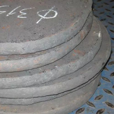 Дисковые бронзовые поковки 200x100 мм БрХЦр