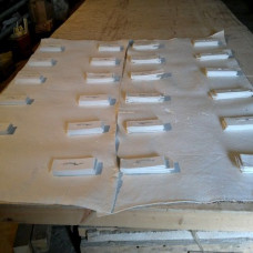 Уплотнительный коврик из скального листа для УТК и ЧГ 1020x1550x2400 мм УКСЛ УТК-1020