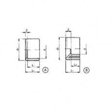 Винипласт втулка редукционная 110x63x38 мм НПВХ DIN EN ISO 1452-3