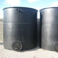 Емкость для хранения сыпучих материалов для химической промышленности 5 мм Емкости