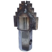 Двухлопастное долото шнековое 2ДРШ-95 95 мм, диаметр шнека 90 мм