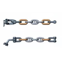 Цепной стопор для крепления якорной цепи при стоянке 11x491.5x36 мм ОСТ 5Р.2534-97