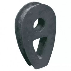 Судовой коуш для стального каната 25x53.5 мм 10Х17Н13М2 ОСТ 5.2313-79