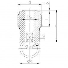 Штуцер ответвительный тип 10 6x4 мм 556-0199-2 ГОСТ 5890-78