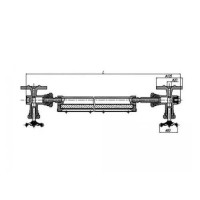 Колонка указательная со стеклом рифленым 10x40 мм ВН598-40-01