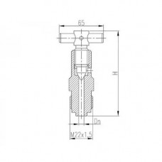 Бронзовый пробный штуцерный клапан 521-03.456 (ИТШЛ.49127114)