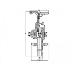 Клапан бронзовый запорный бортовой штуцерный с невозвратником и ручным управлением для ввд 522-35.3555-03 (ИПЛT.49127108)
