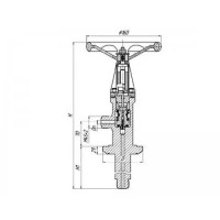 Клапан бронзовый невозвратно-управляемый бортовый 522-35.3952-01 (ИПЛT.49197110-01)