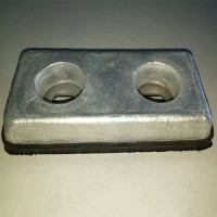 Алюминиевые судовые протекторы 50x150x300 мм П-РОМ-3 ГОСТ 26251-84