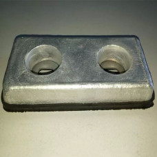 Алюминиевые судовые протекторы 50x180x500 мм П-РОМ-7 ГОСТ 26251-84