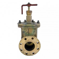 Латунная клинкетная задвижка 100x6 мм 532-0105 (ИТШЛ.49165502)