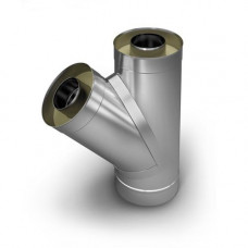 Сэндвич-тройники 45 градусов 850x950x0.5 мм AISI 409