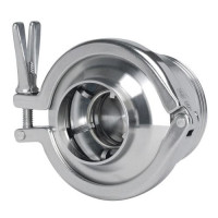 Тарельчатый обратный клапан резьба-сварка 25x26x72 AISI 316L DIN GS