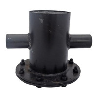 Вертикальный грязевик под приварку 50 мм Ст3сп ТУ 4923-011-05778974-2006