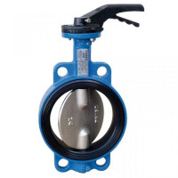 Штампосварные поворотные затворы с резиновым уплотнителем 400x25 мм 32с930р