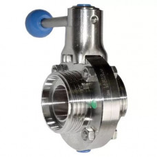 Дисковый кран AWH резьба 32x64x107 AISI 316L DIN GG