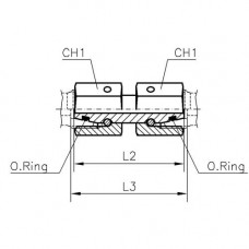 Переходник (г-г) Гайка- штифтованная TN498 15 мм TN498-15L