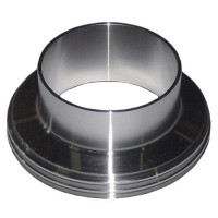 Резьбовой длинный патрубок 16x19x21 мм AISI 316L DIN 11851