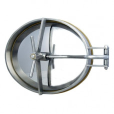 Овальный люк из нержавеющей стали 430x330x100 мм AISI 304