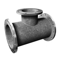 Стальной фланцевый тройник 250x100 мм 09Г2С ОСТ 34-10-762-97