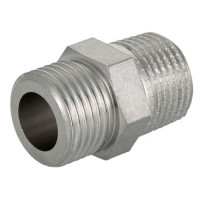 Соединитель нержавеющий с наружными резьбами H-SNR 25.4x12.7 мм H-SNR