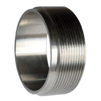 Приварной ниппель G2 6x6x15 мм AISI 316TI