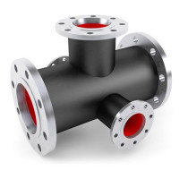 Кресты фланцевые с пожарной подставкой чугунные 500x250 мм ВЧШГ ГОСТ 5525-88