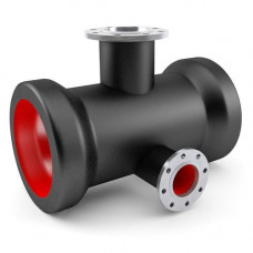 Кресты раструб-фланец чугунные 300x250 мм ВЧШГ ГОСТ 5525-88