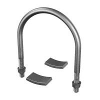 Скользящая и неподвижная опора с направляющим хомутом 273x2.5 мм Сталь 20 СТО 79814898 132-2009