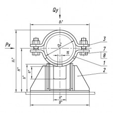 Опоры ТПР.08.38.00.000 114x11.4 мм ТПР.08.38.00.000
