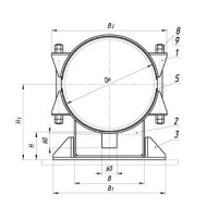 Опоры ТПР.05.24(3).00.000 377x9.7 мм ТПР.05.24(3).00.000-14